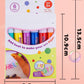 ⏰🔥BEGRENSET TID: bare 99,99 kr!🎨 Bubble Pens – 6 Farger med Varmeaktivert 3D-Effekt
