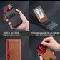 💳 50% RABATT – RFID-sikker lommebok med AirTag-holder – beskytter kort – spor plasseringen – pop-up mekanisme – magnetlukking – slank & organisert