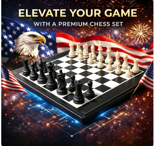 ♟️ 50% RABATT – Klassisk sjakksett – for familiekvelder og strategiske dueller – perfekt til hjem, kontor og spillrom