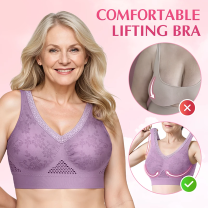 【✨1 + 1 gratis - 2 stk】 Sømløs blonde-BH med høy støtte for kvinner