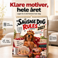 🔥 50 % RABATT 🐶Dachs bordkalender 2027 – 12 måneder med hundeglede – perfekt på skrivebordet