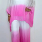 🌸Mesh Mix Dip Dye Løs flytende topp og buksesett