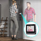 🎥Wireless doorbell camera: 1080P, 170° angle, 4.3-inch screen, IPX65 outdoor waterproof rating, night vision🔥