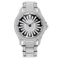 🎁 2026 NYHET 50% RABATT – Menns Iced-Out roterende urskive – Funklende krystaller – presis kvarts – sommerfuglspenne ✨