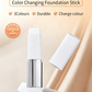 🎉KJØP 1, FÅ 1 GRATIS🎉BLANC Cover Cream Stick med avtakbar børste – koreansk fargeskiftende foundationstift med kollagenkapsler (0,45 oz)