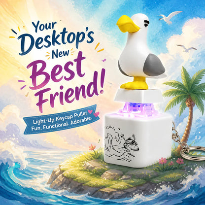 🐦 50% RABATT – Lysende fugle-nøkkelring – talestyrt LED – Kjøp 2, få 1 gratis – perfekt gave