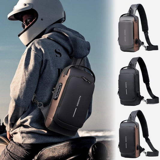 🔥 Hot Sale🔥Anti-Theft Unisex Crossbody Sling Bag – Stilig, sikker og lett!