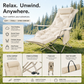 🪑 50% OFF! 🌿 Portable Adjustable Outdoor Folding Chair – Lightweight, Sturdy & Multi-Purpose – Perfect for Garden, Camping, Beach or Patio – Effortless to Carry & Set Up 🏕️✨