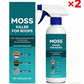 🌿 Mose- og algefjerner for tak – spray og skyll – trygt for asfalt, takstein, metall og shingel