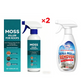 🌿 Mose- og algefjerner for tak – spray og skyll – trygt for asfalt, takstein, metall og shingel