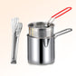 🛡️ 50% RABATT – Fritøse i 304 rustfritt stål – dypere design – helletut – oljefilter – for pommes frites, kylling, reker og tempura – kompatibel med alle komfyrer