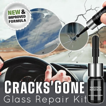 🔥BEGRENSET SALG – KJØP 1 FÅ 1 GRATIS🔥Cracks Gone Glass Repair Kit