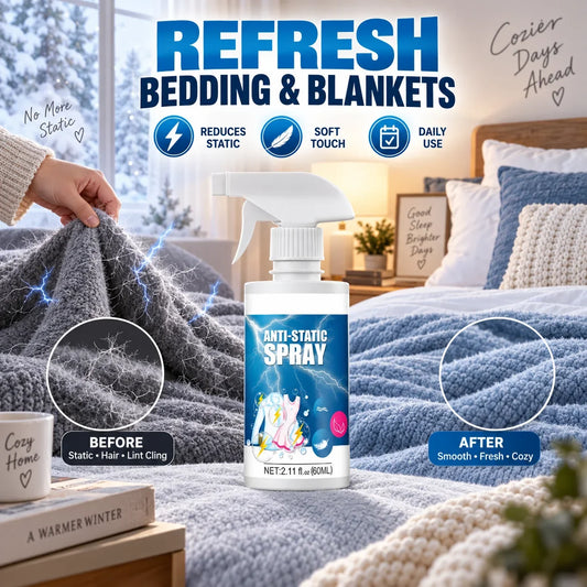 🔥 NYHET: 50 % RABATT I EN BEGRENSET PERIODE – Magic Ironing-spray mot skrukker – Slipp strykingen – Få skrukkfrie klær på sekunder 👔✨🛡️