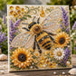 🦬🌻 NÅ: 50 % RABATT I EN BEGRENSET PERIODE – Diamantmalingssett med høylandsku – Mesterverk inspirert av gårdshus – Avslappende DIY – Perfekt for hjemmedekorasjon – Unik gave 🎨✨🤎