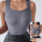 Termisk singlet for kvinner med U-hals og innebygd BH