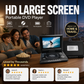📺 50% RABATT – 7.8" HD bærbar DVD/EVD-spiller – stor HD-skjerm – oppladbar – spiller DVD, CD, USB & SD – perfekt for reiser og hjemmekino