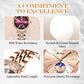 ⌚ 50% RABATT + GRATIS ARMBÅND – Diamond Fashion stjerne- og måneklokke – blendende diamanter – høy kvalitet – presis kvarts – justerbar – perfekt gave for henne