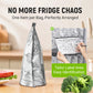 🥶 Aluminiumsfolie oppbevaringsposer – lufttett forsegling – stopper frysebrenning – gjenbrukbare
