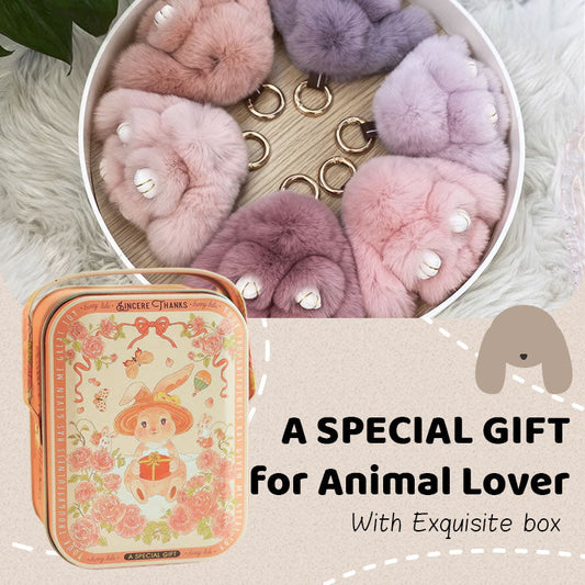 🐣 PÅSKENS BESTE GAVE – 50%! Håndlagde kanin-pomponger i søt eske 🎁