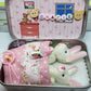 🔥Easter Best Gift 50% OFF-🎁🐇Bunny Easter Plysj mamma og baby kaniner i Pocket Tin: rollespill søsken Gave, påskegave