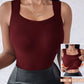 Termisk singlet for kvinner med U-hals og innebygd BH