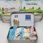 🔥Easter Best Gift 50% OFF-🎁🐇Bunny Easter Plysj mamma og baby kaniner i Pocket Tin: rollespill søsken Gave, påskegave