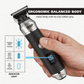 ⏳ BEGRENSET TID: 50 % AVSLAG! Luksuriøst stellesett for menn – T-knivtrimmer og foliebarbermaskin – med LED-skjerm og USB-C