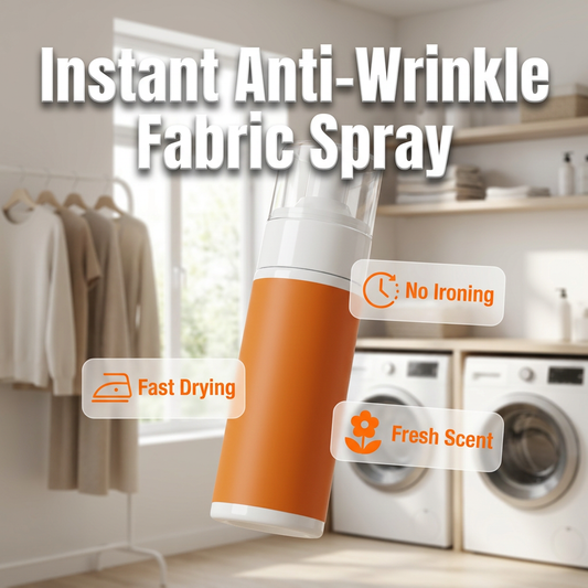 ✨Siste dag Kjøp 2 Få 1 gratis📢👔 Instant anti-rynke tøyspray – rynkefrie klær på sekunder – ingen stryking