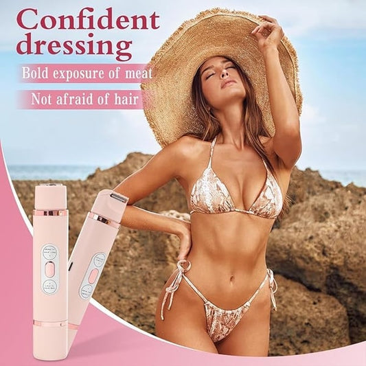🎉Begrenset salg 50 % rabatt🌸2-i-1 elektrisk trådløs barbermaskin for kvinner