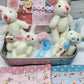 🔥Easter Best Gift 50% OFF-🎁🐇Bunny Easter Plysj mamma og baby kaniner i Pocket Tin: rollespill søsken Gave, påskegave