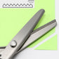✂️ 50% RABATT – Dekorative pinksaks – ergonomisk – allsidig – skarpe rustfrie blader – for stoff, lær, plast og papir – ideell for profesjonell og privat bruk