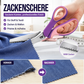📢📢 50 % RABATT!! 🥳✨ Multifunksjonell sikksakksaks – tagget saks ✂️🧵