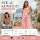 👗 50% RABATT – Elegant jumpsuit med rynkedetaljer – lett & pustende – geometriske mønstre – vid bensilhuett – allsidig – perfekt til reise og hverdag
