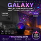 🌌 50% RABATT – Galaxy projector nattlys – dynamisk lydsynkronisering – utskiftbare temaer – USB – kompakt – for magisk stemning