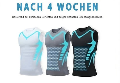 💪 Slimoly® Ion Shaping Vest – Kompresjon og kjøling – Shaping Ermeløs – Usynlig under klær 🕶️