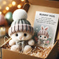 🐇 Mini Bunny Håndlaget klem Søt påskegave🎁