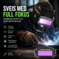 👓 50% RABATT – Profesjonelle sveisebriller – automatisk mørklegging – panoramasikt – PC-linser – UV/IR beskyttelse – lette & komfortable – for punktsveising og skjæring