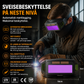 👓 50% RABATT – Profesjonelle sveisebriller – automatisk mørklegging – panoramasikt – PC-linser – UV/IR beskyttelse – lette & komfortable – for punktsveising og skjæring
