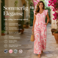 👗 50% RABATT – Elegant jumpsuit med rynkedetaljer – lett & pustende – geometriske mønstre – vid bensilhuett – allsidig – perfekt til reise og hverdag