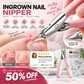💅✨ NÅ: 50 % RABATT I EN BEGRENSET PERIODE – Ekstremt skarp negleklipper i tysk stål – For inngrodde negler – Dobbel funksjon – Rustfri – Kan vaskes – Profesjonell pedikyr hjemme 🦶🛡️