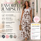 👗 50% RABATT – Elegant jumpsuit med rynkedetaljer – lett & pustende – geometriske mønstre – vid bensilhuett – allsidig – perfekt til reise og hverdag