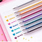 🖊️ Glittergelpenner – 8/12/18 farger, biologisk nedbrytbart glitter, giftfritt blekk. Perfekt til fargelegging og kort! ✨🎨