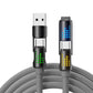 🔥4-i-1 HURTIGLADEKABEL – Én kabel, alle enheter, mykt blinkende lys