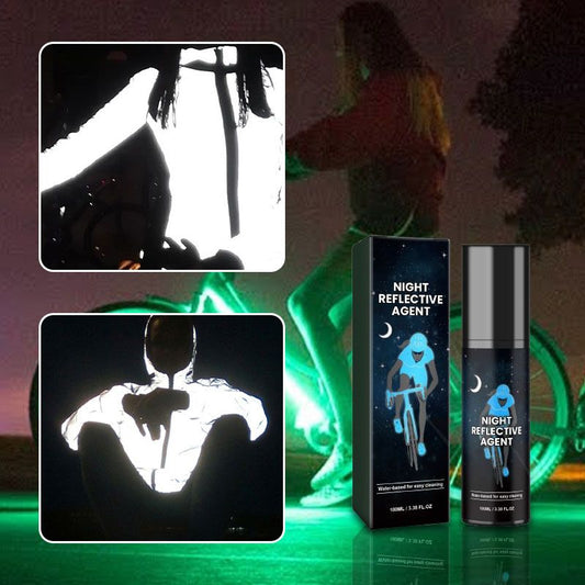 🥳 2026 HOT SALE 🥳 💞 50K+ SOLGT! 🚴💚 50 % RABATT! ✨ Multifunksjonell reflekterende spray – langvarig, værbestandig Perfekt for syklister, turgåere og utendørsutstyr. Synlighet redder liv. 🏃‍♂️✨