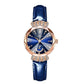 ⌚ 50% RABATT + GRATIS ARMBÅND – Diamond Fashion stjerne- og måneklokke – blendende diamanter – høy kvalitet – presis kvarts – justerbar – perfekt gave for henne