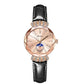 ⌚ 50% RABATT + GRATIS ARMBÅND – Diamond Fashion stjerne- og måneklokke – blendende diamanter – høy kvalitet – presis kvarts – justerbar – perfekt gave for henne