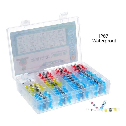 💎 50% KORTING! 💎 Waterdichte Solderconnectoren – IP67, Geen Gereedschap Nodig & Klaar in Seconden | 100/200/250 stuks 🔧⚡
