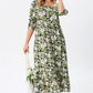 Women's Casual Floral Slim Half Sleeve Dresses