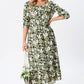Women's Casual Floral Slim Half Sleeve Dresses