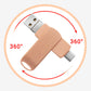 4-i-1-flashminne med flere grensesnitt (telefon/PC)